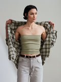Strapless Crop Top