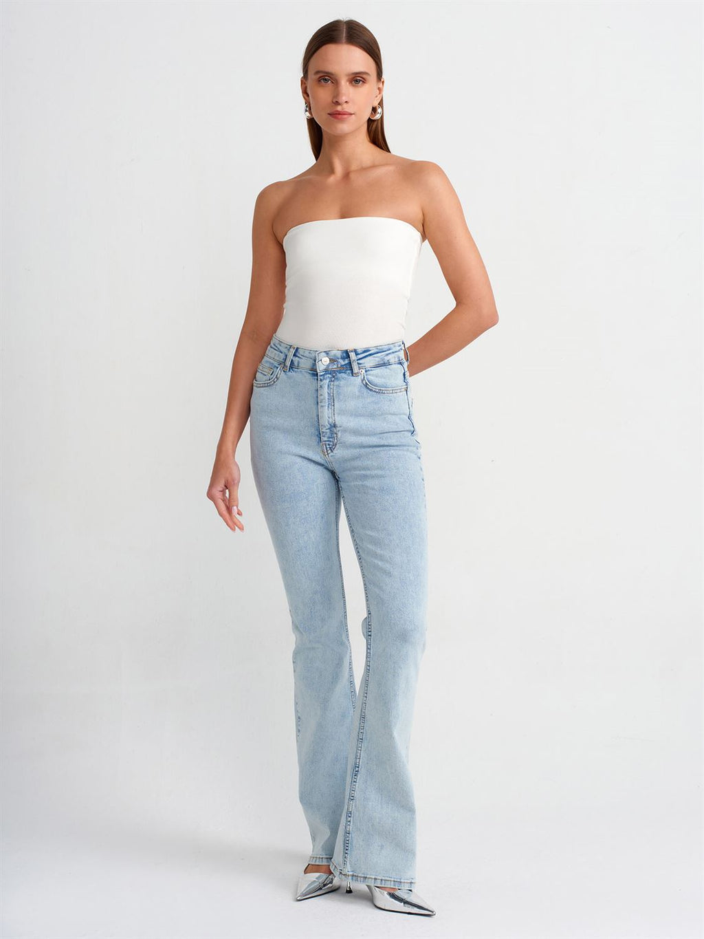 Strapless Crop Top