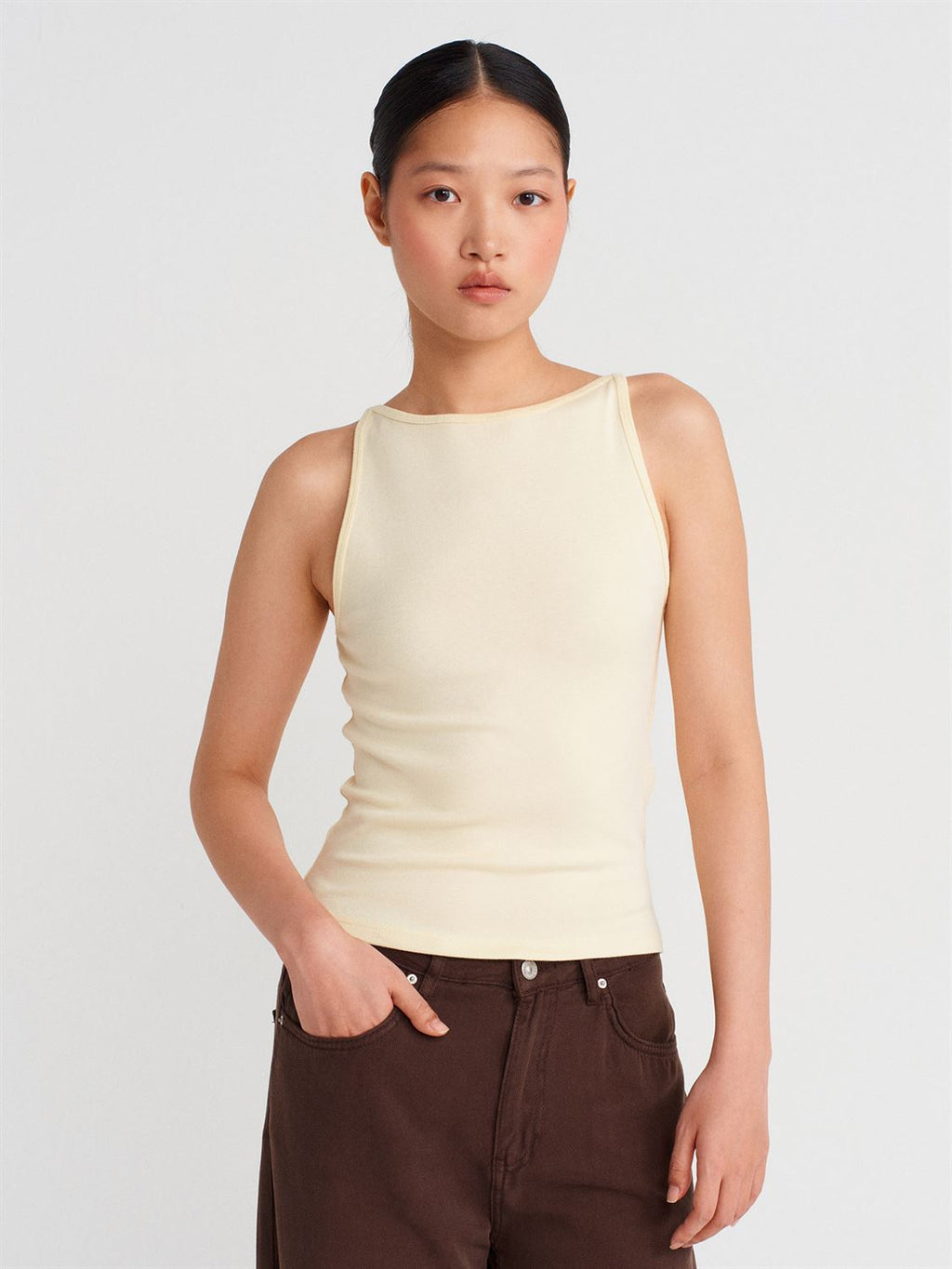 Boat Neck Top