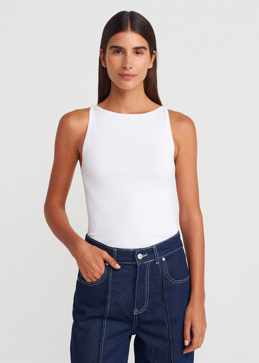 Boat Neck Top