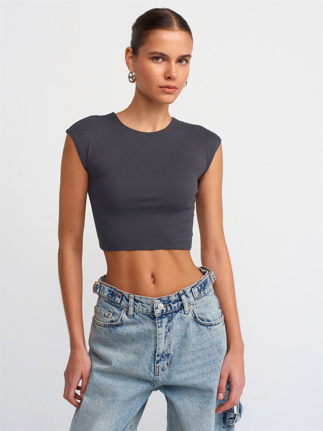 Round Neck Crop Top