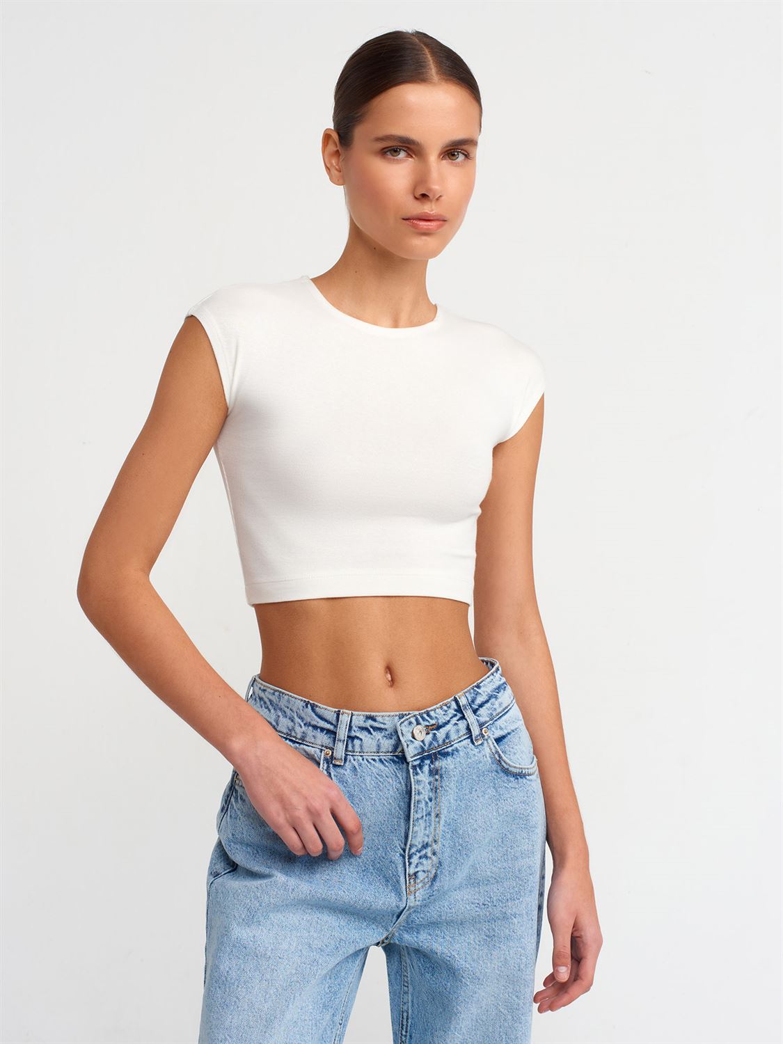 Round Neck Crop Top