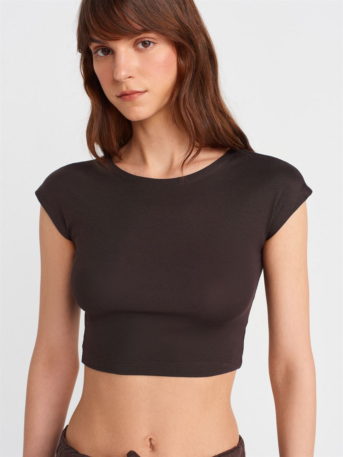 Round Neck Crop Top