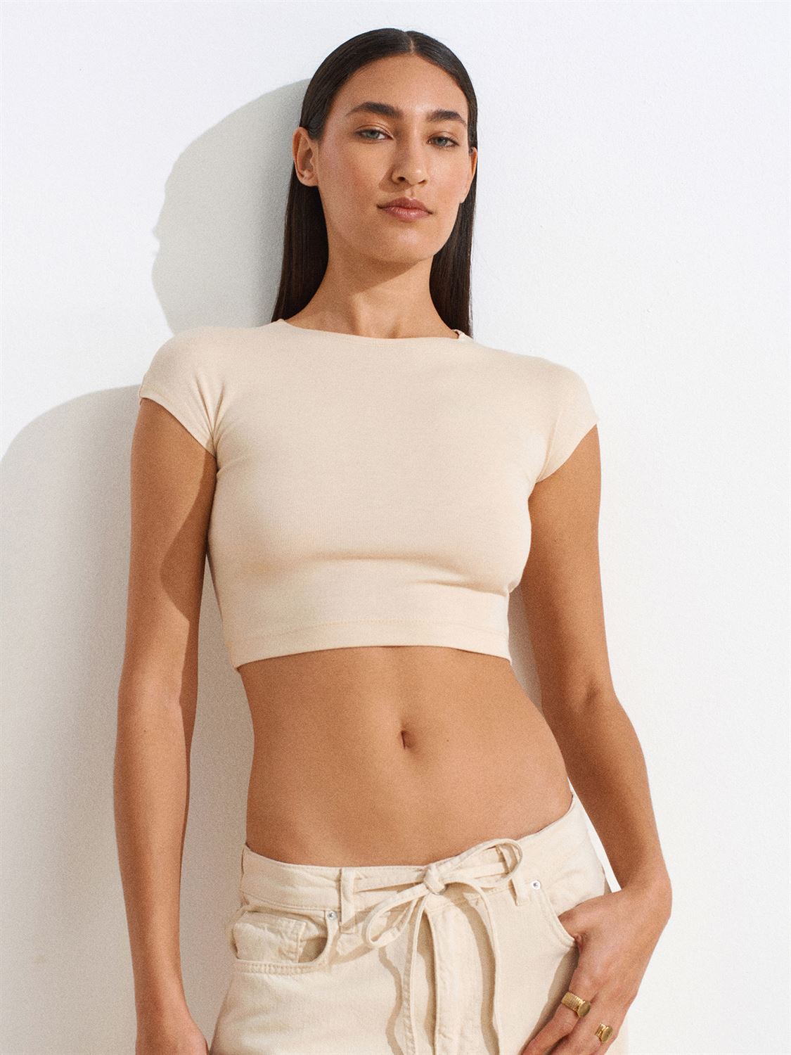Round Neck Crop Top