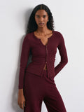 Slim Fit Button Top