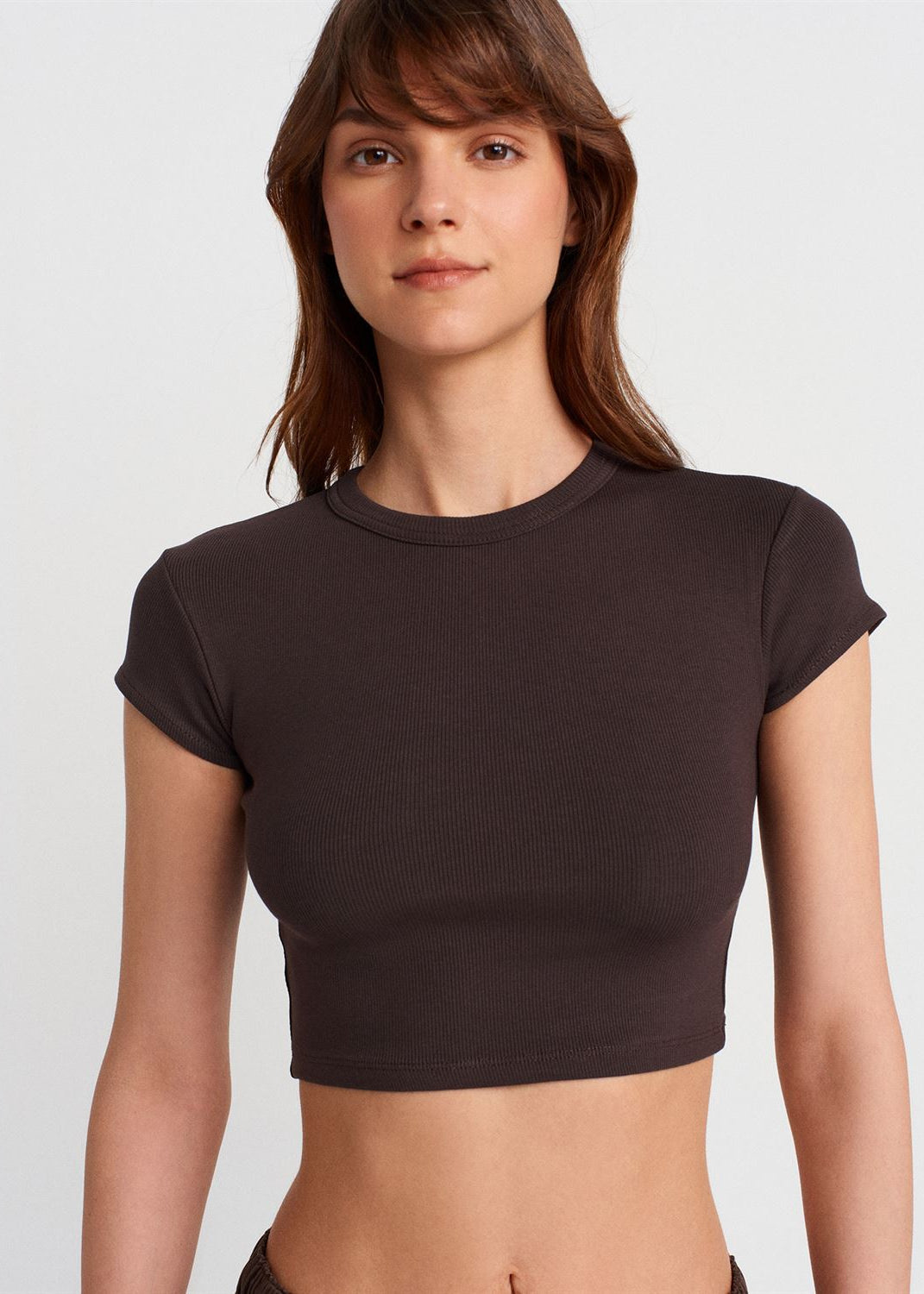 Fitted Cropped T-shirt