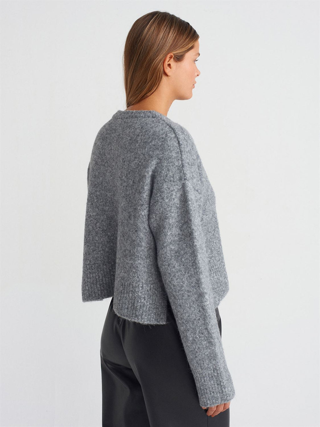 Cropped Button cardigan