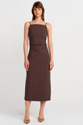 Fitted Midi Dress