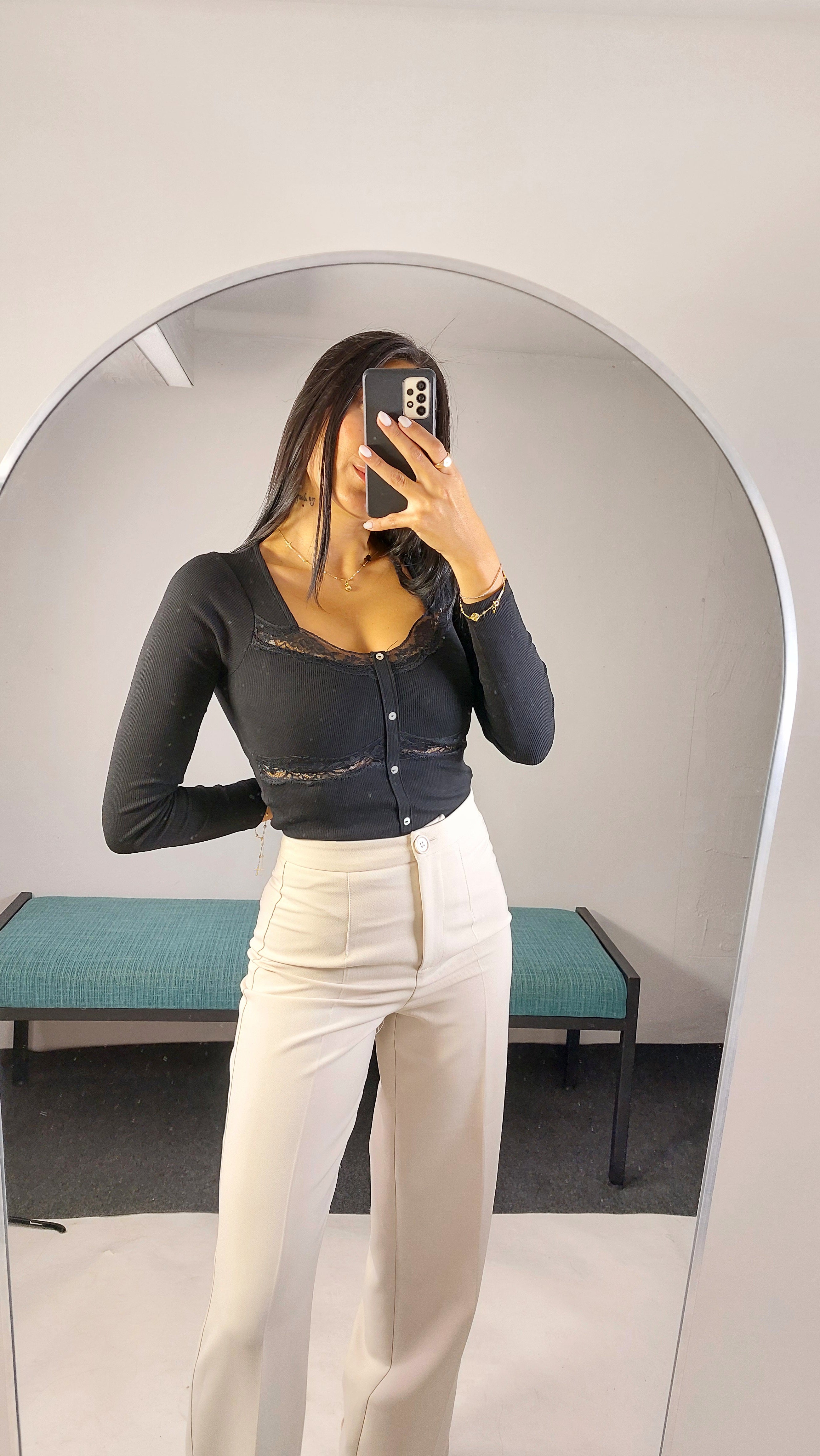 High-Waist Tailored Pant