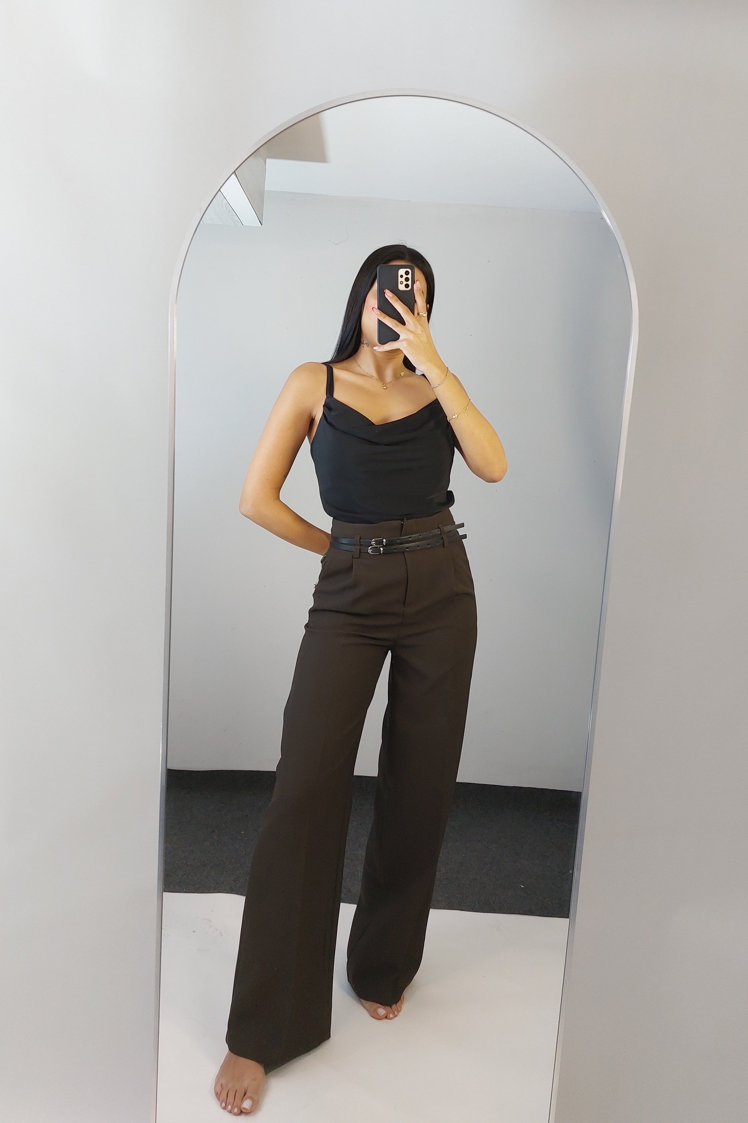 Wide Leg Suit Trousers