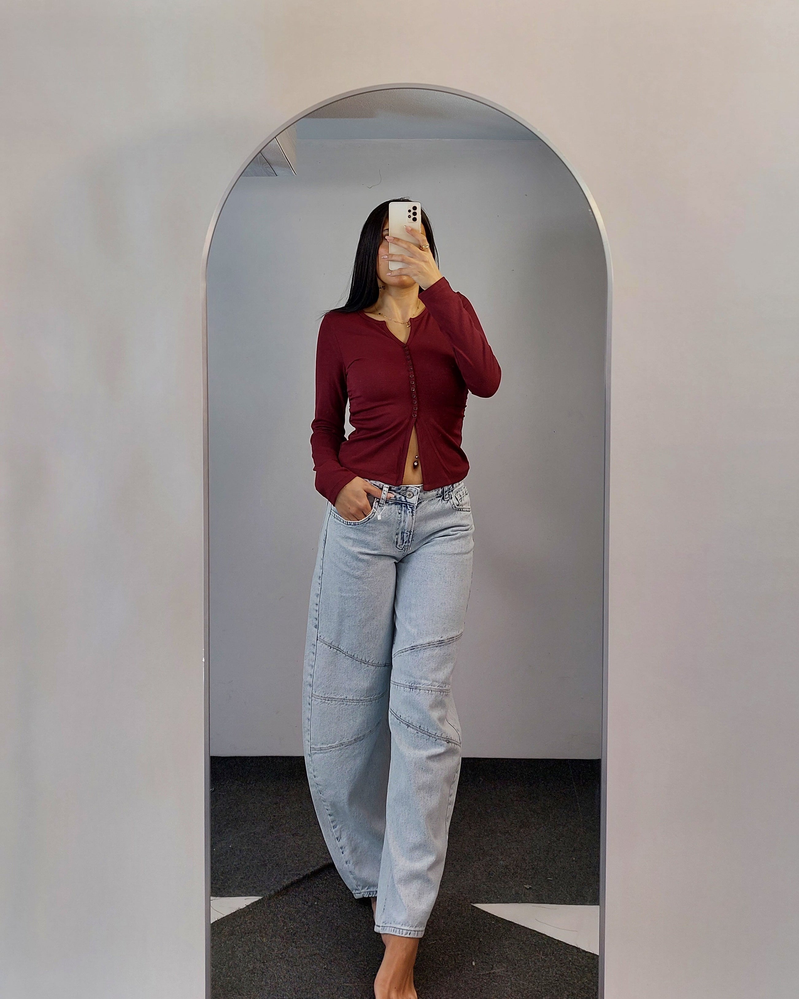 Wide Balloon Jeans