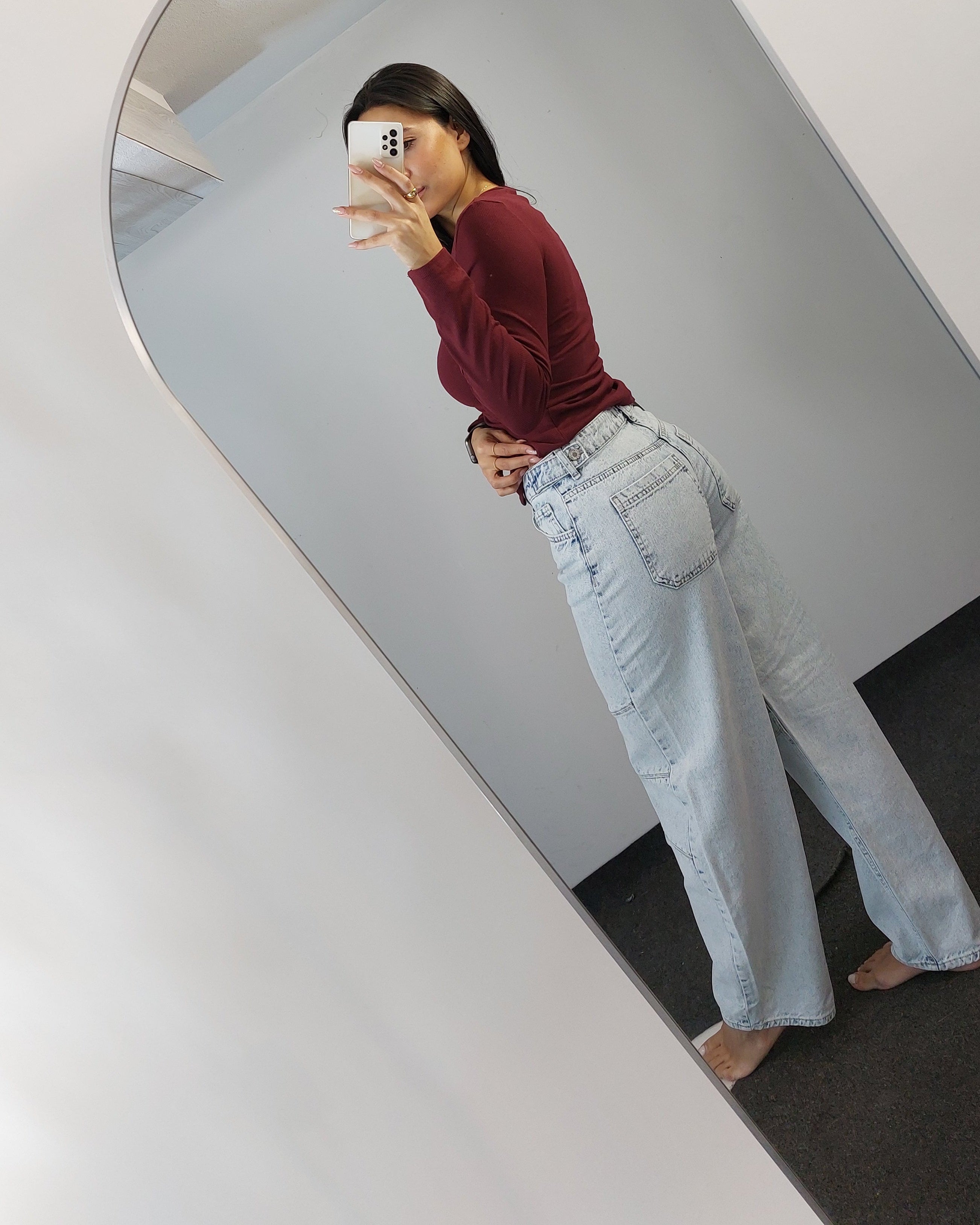 Wide Balloon Jeans