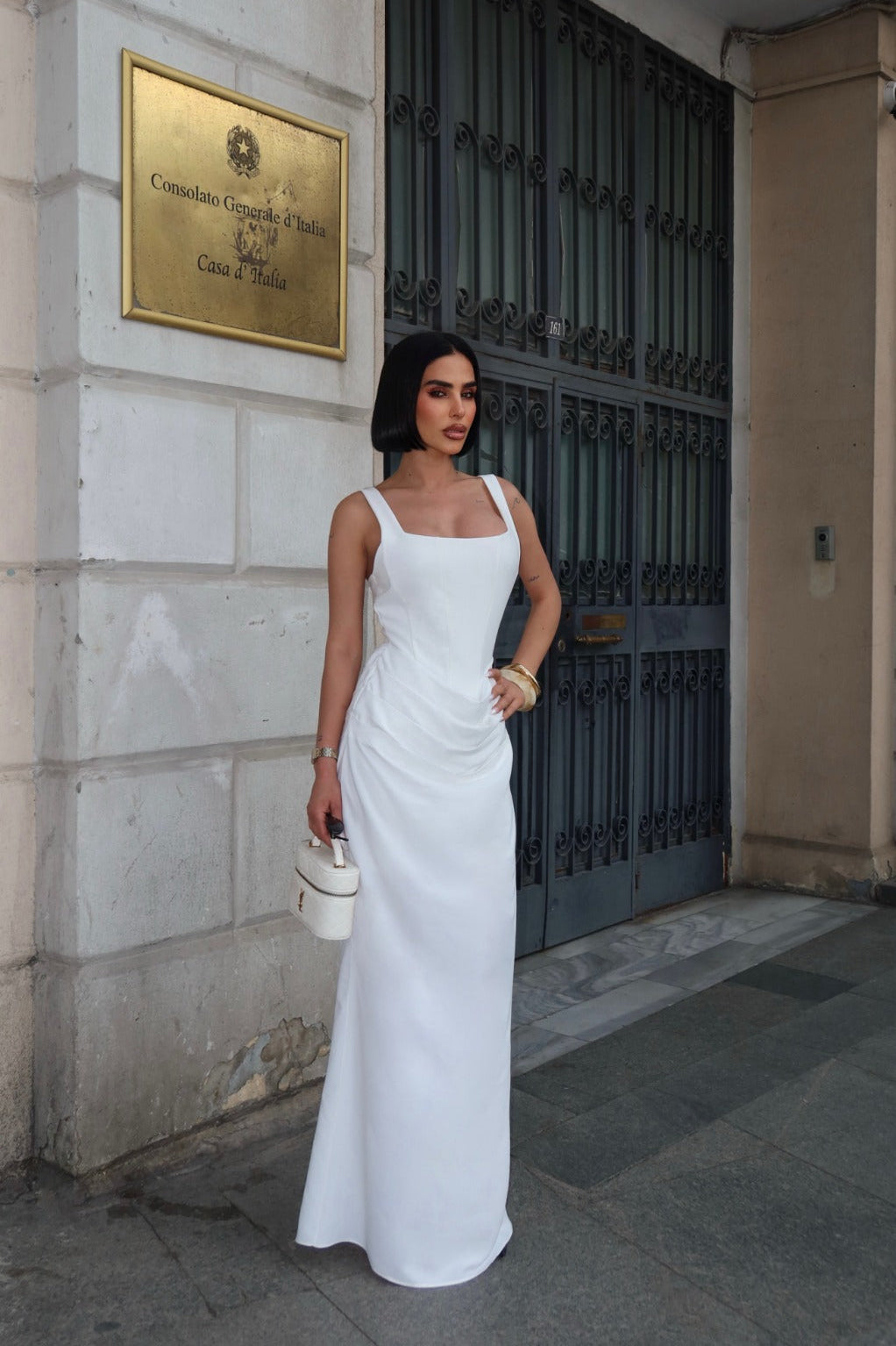 Draped Maxi Dress