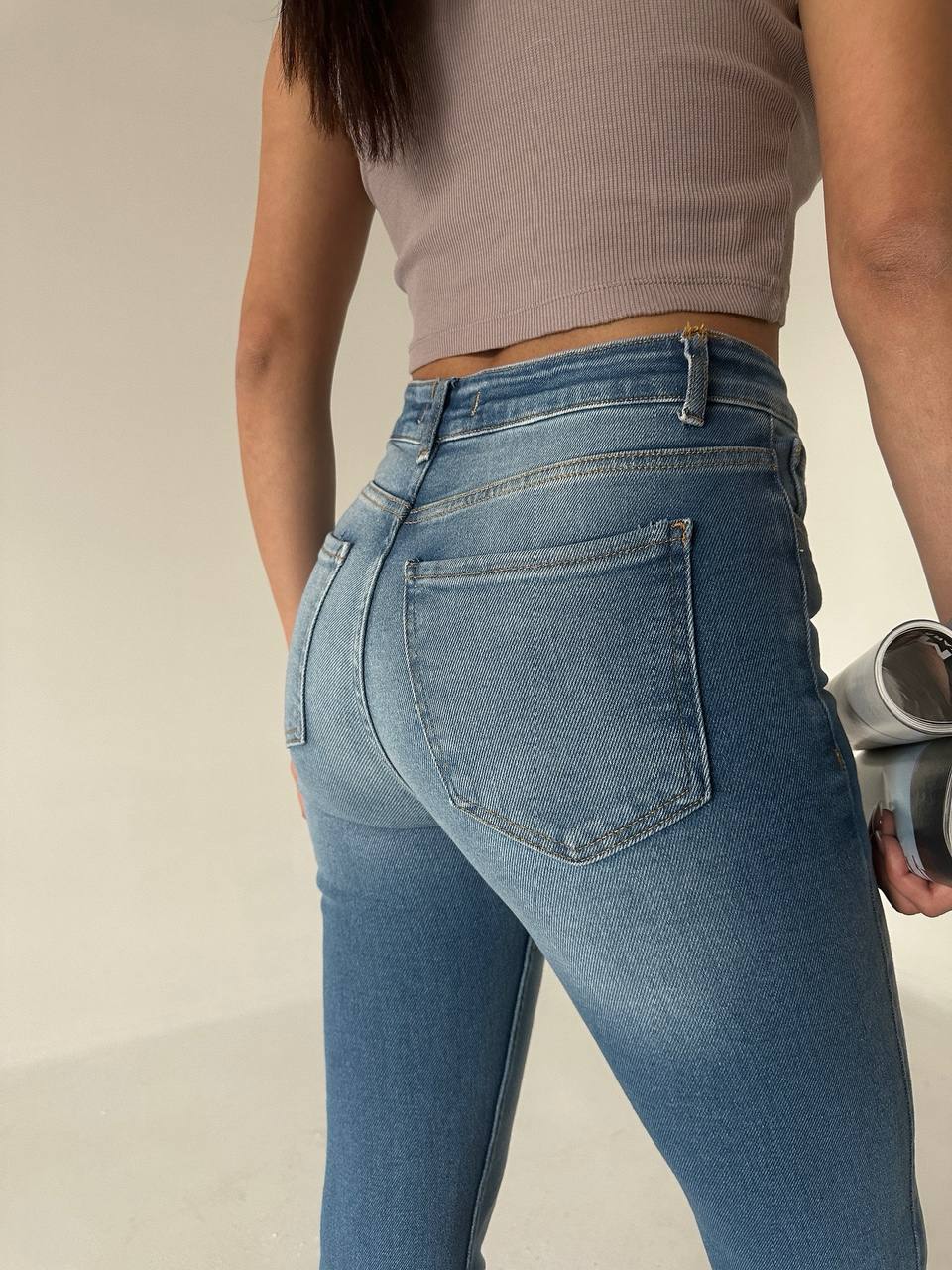 High-Waisted Flare Jeans