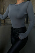Fitted Long-Sleeve Basic