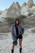Short Faux-Fur Jacket