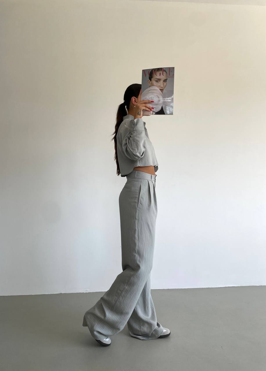 Cropped Two-Piece Set