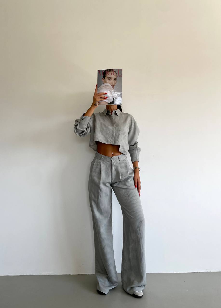 Cropped Two-Piece Set