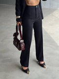 High-Waisted wide-Leg Trouser