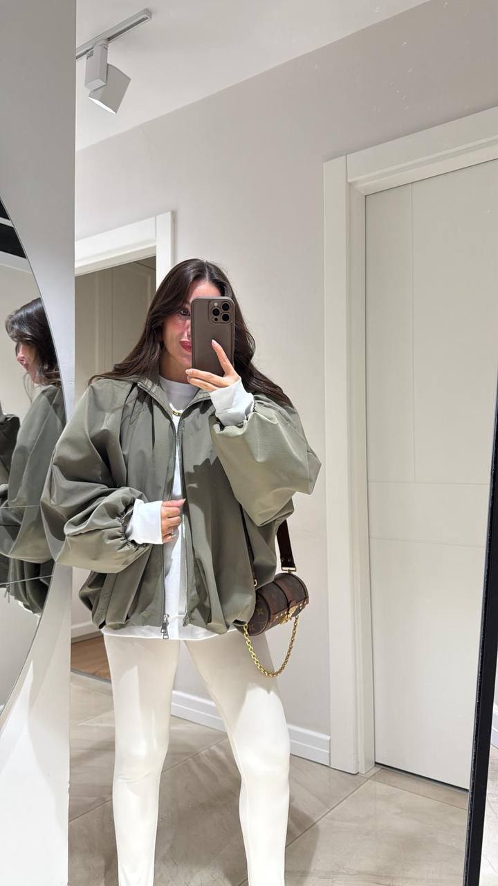 Oversized Bomber Jacket
