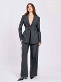 Belted Suit Jacket