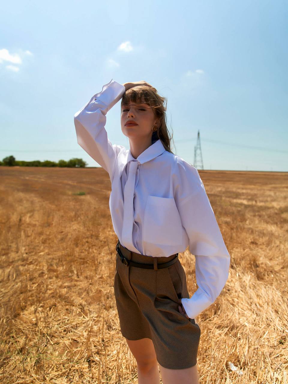 High-Waisted Tailord Short