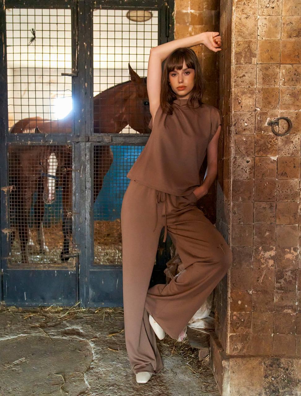 High-Neck Lounge Set