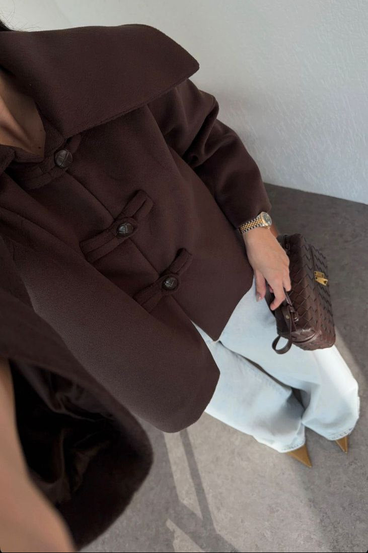 Cropped Duffle Jacket