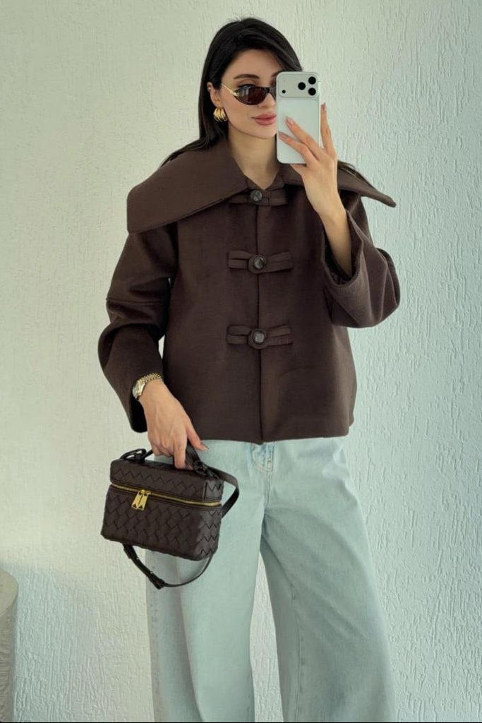 Cropped Duffle Jacket