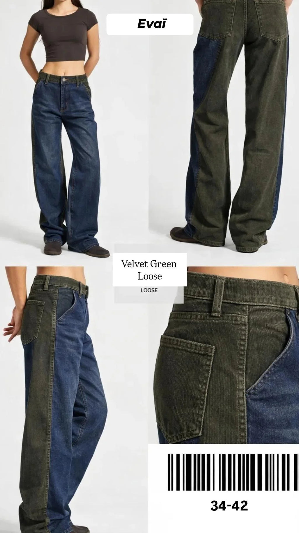 Velvet Loose Jeans