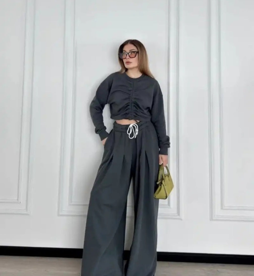 Wide-Leg Tracksuit