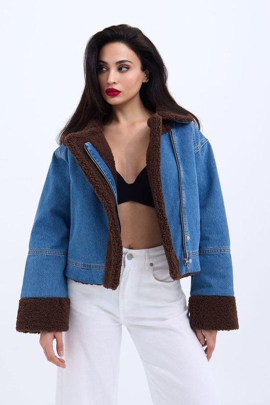 Teddy Denim Jacket
