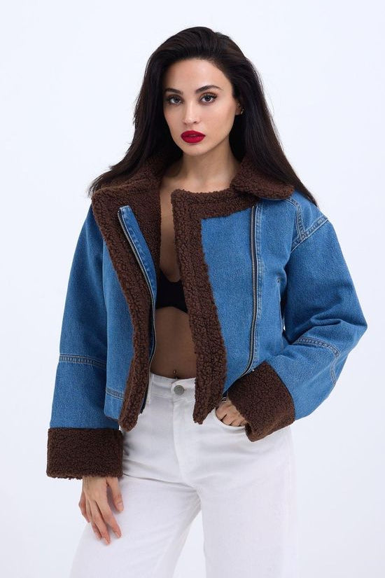 Teddy Denim Jacket