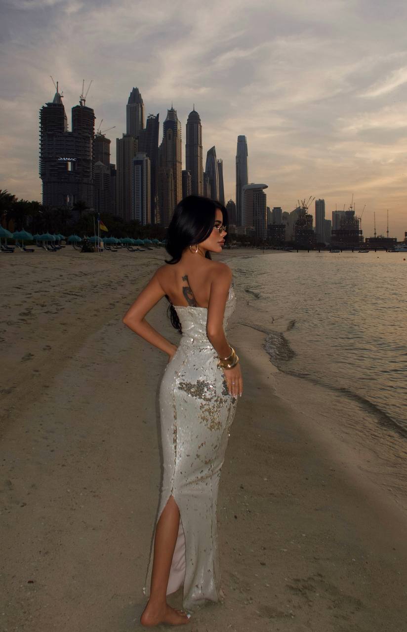 Sequin Maxi Dress
