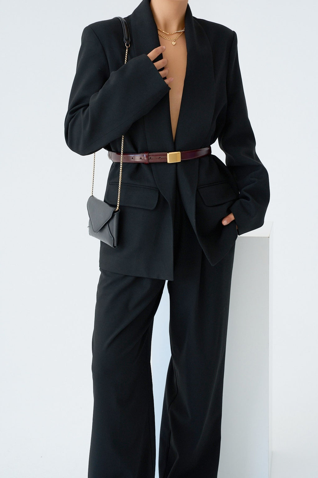 Animal Print Tailored Blazer