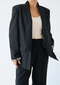 Animal Print Tailored Blazer