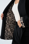 Animal Print Tailored Blazer