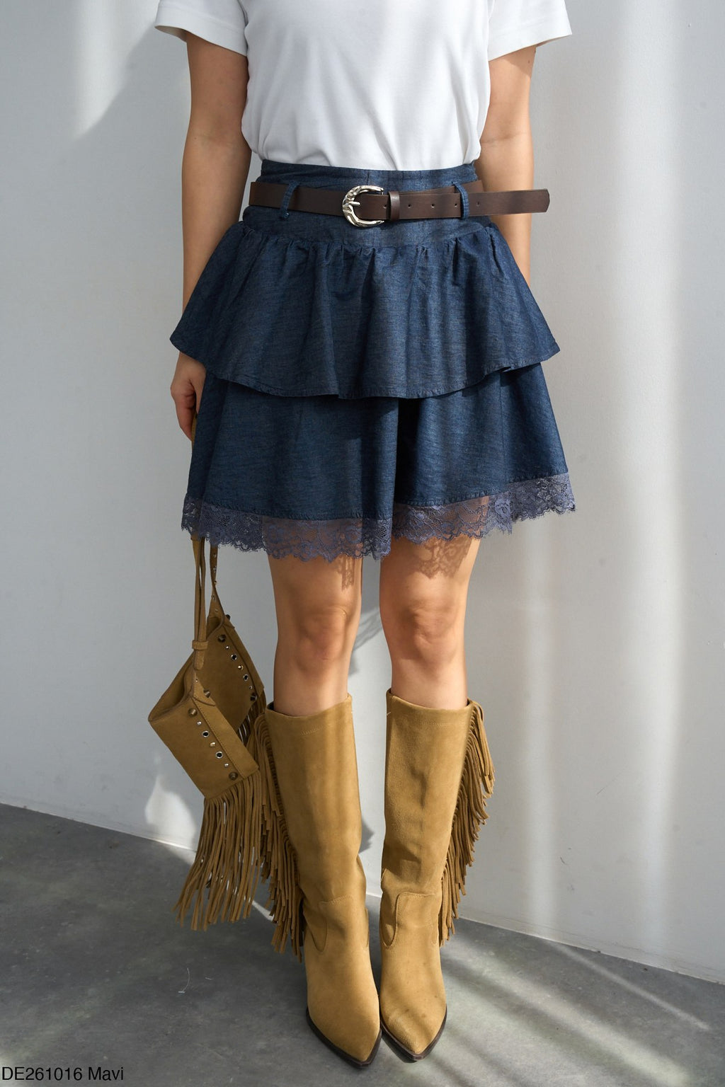 Denim Mini Skirt