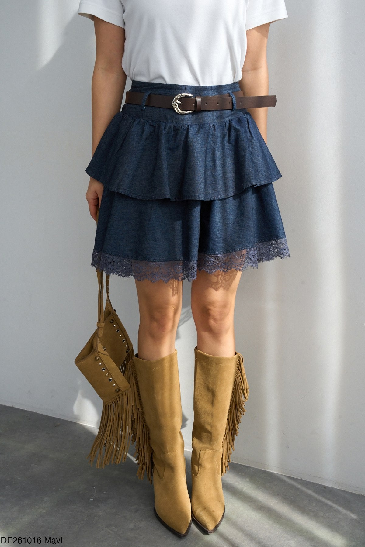 Denim Mini Skirt
