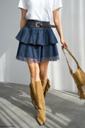 Denim Mini Skirt