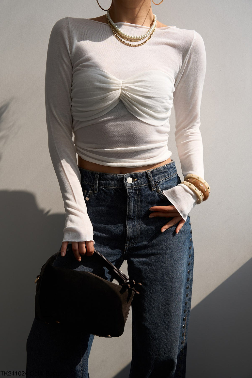 Long Sleeve Knit Top