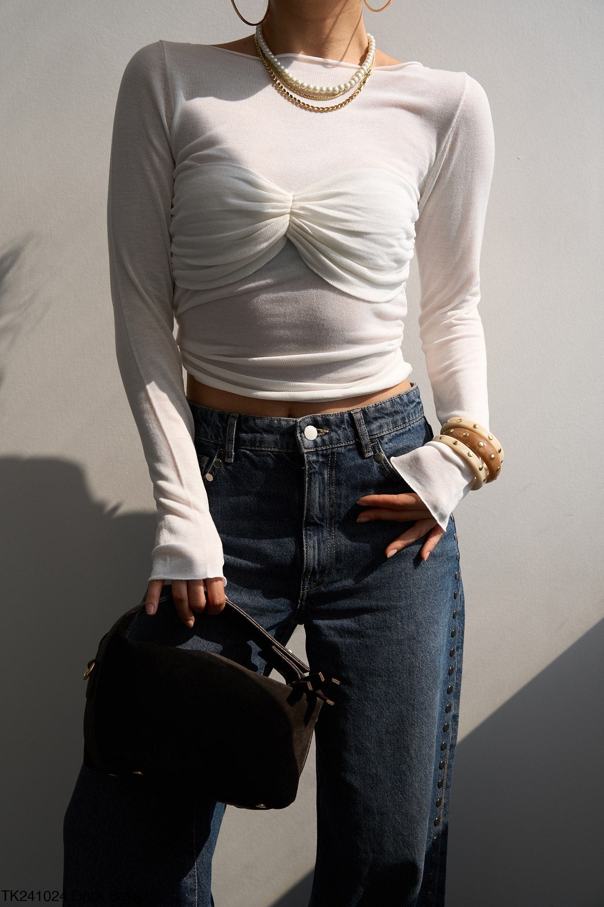 Long Sleeve Knit Top