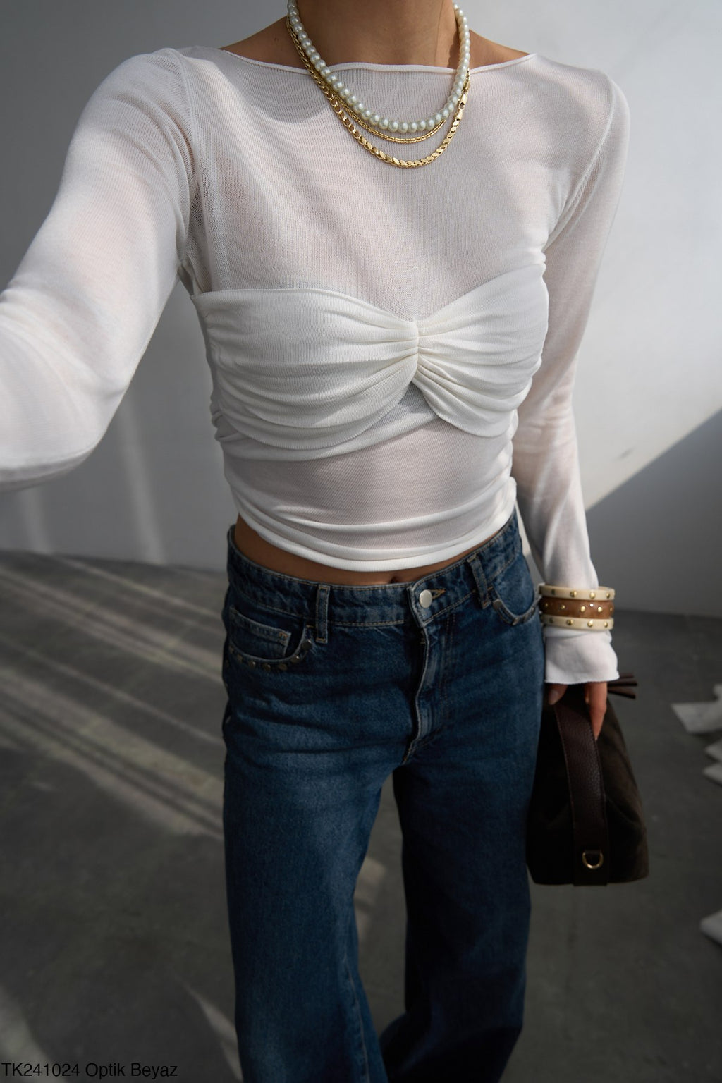 Long Sleeve Knit Top