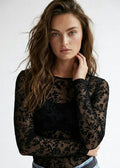 See-Through Patterned Top
