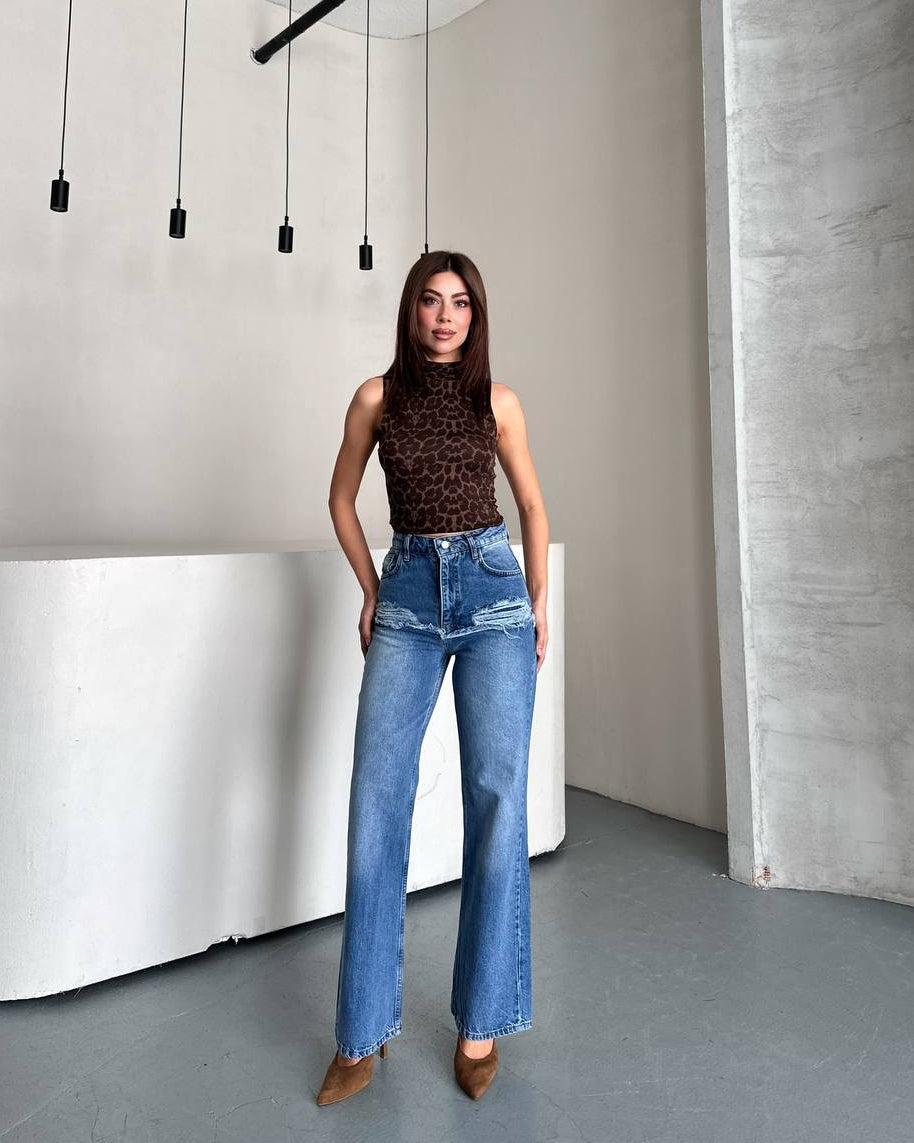 Straight Leg Jeans