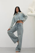 Cropped Denim Jacket