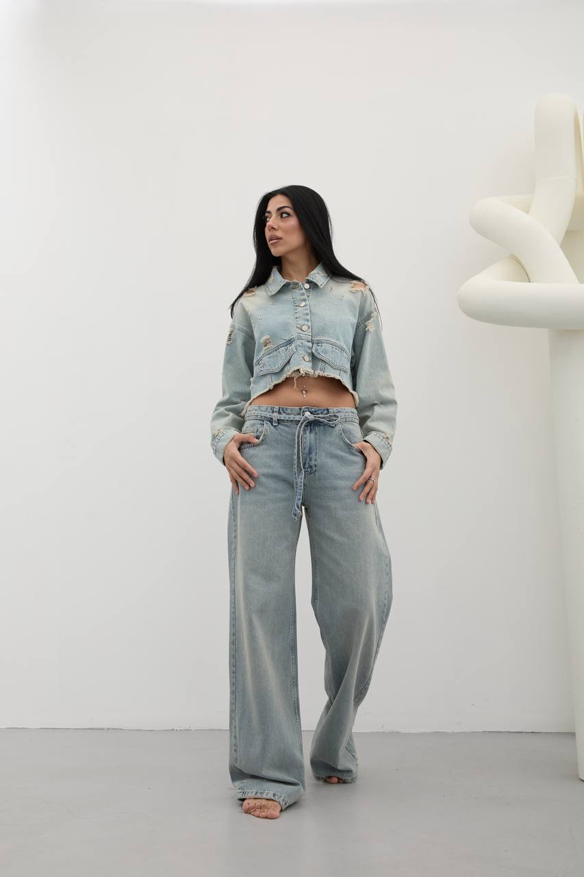 Cropped Denim Jacket