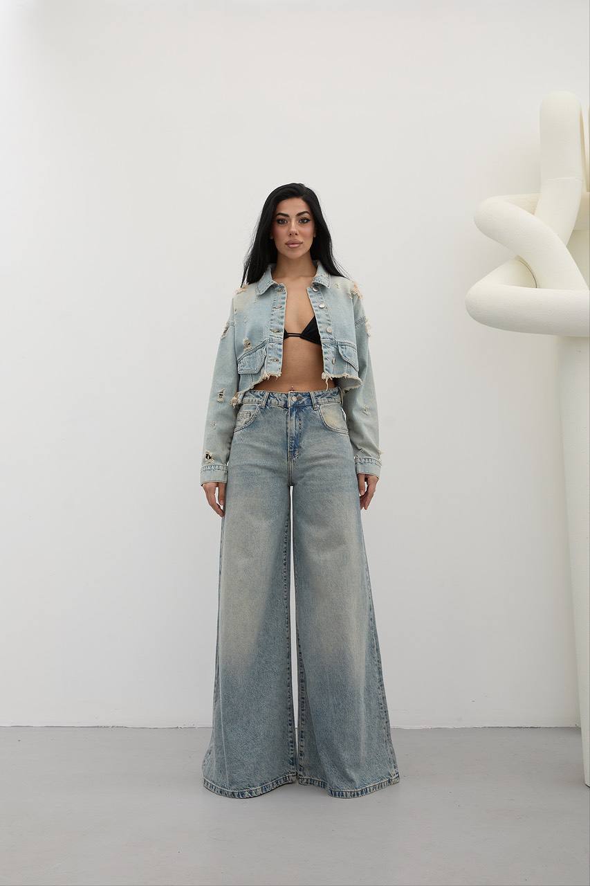 Cropped Denim Jacket