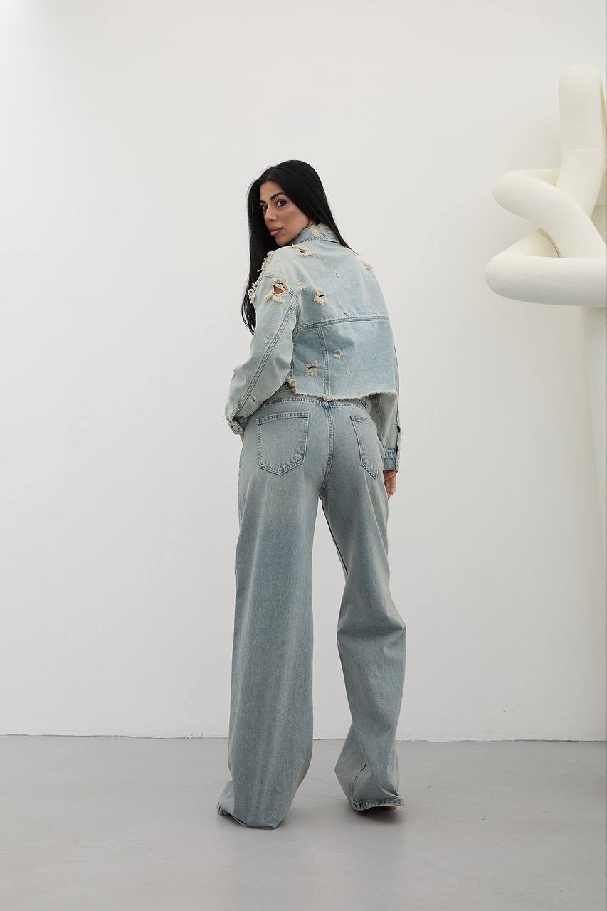 Cropped Denim Jacket