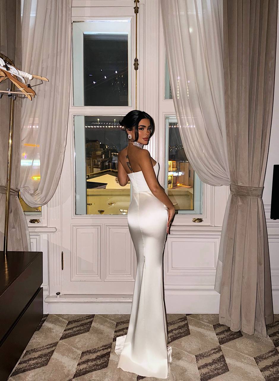 Maxi Satin Dress